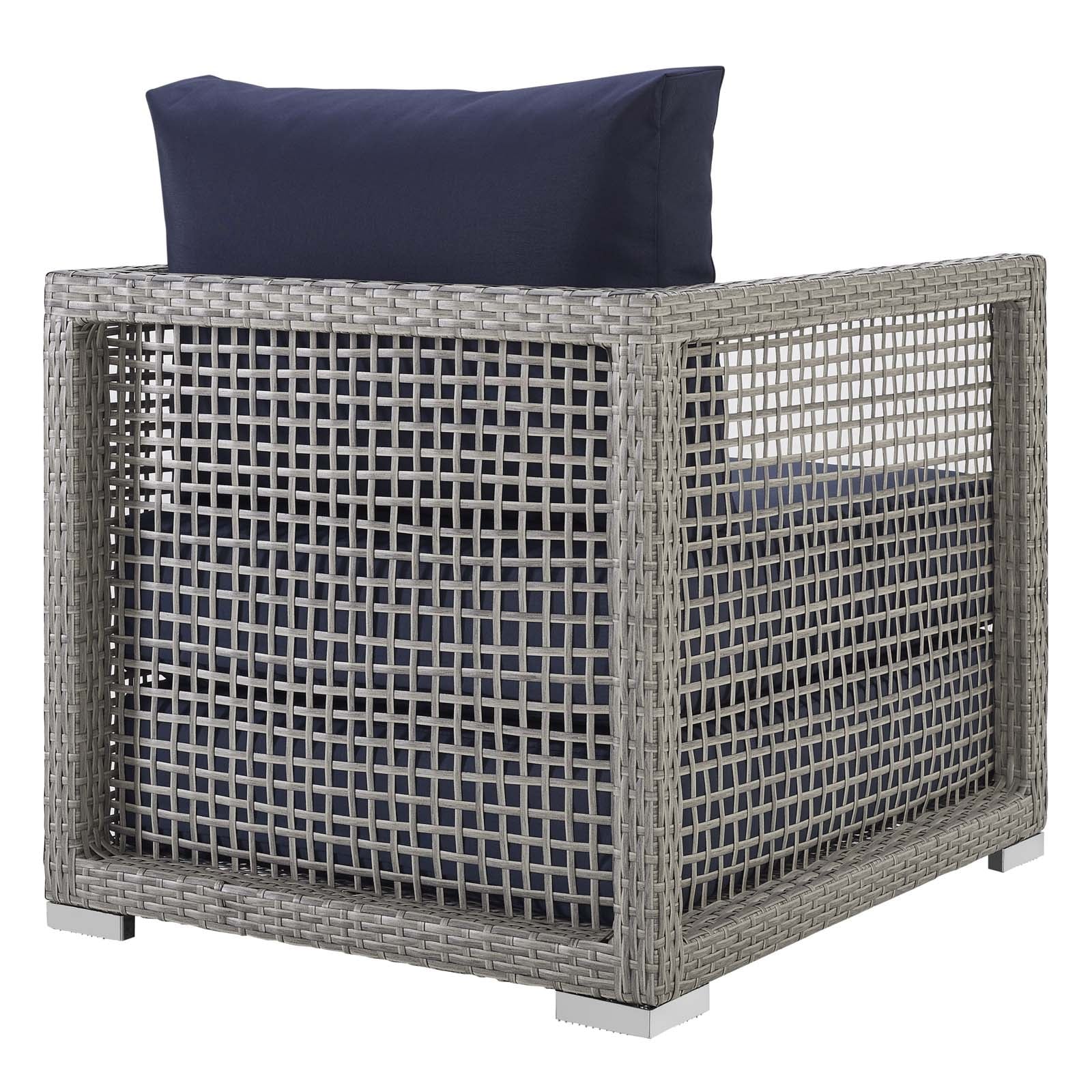 Aura rattan outdoor patio armchair sales