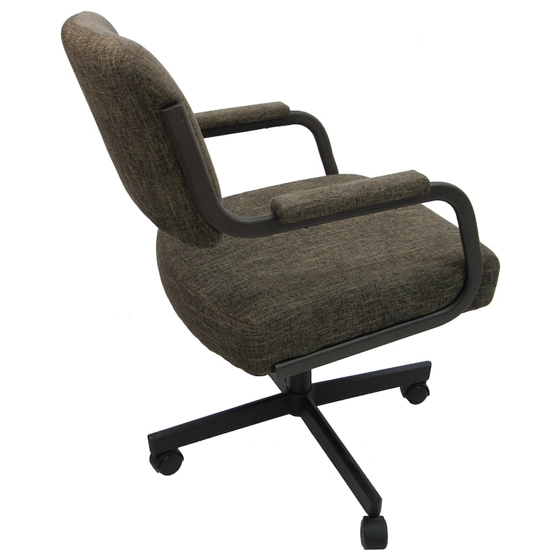 Swivel Kitchen Dining Caster Chair with Wheels - M-110 - N/A