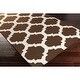 preview thumbnail 29 of 32, Hand-Woven Esme Moroccan Trellis Reversible Flatweave Wool Rug - 4' x 6'