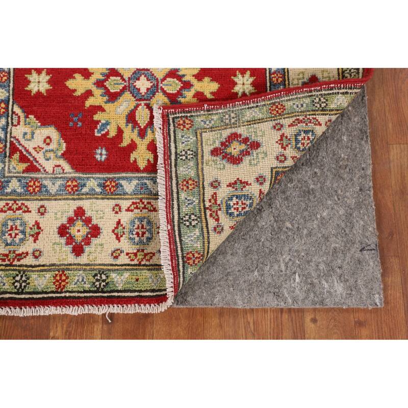 Red Kazak Oriental Rug Handmade Home Decor Wool Carpet - 2'8" x 4'4"