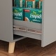 preview thumbnail 31 of 47, Baby Changing Table Dresser with 4 Drawers,Shelf Hidden Trash Storage
