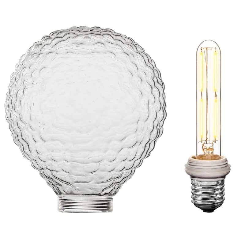 Festive Living LED G125 + T25 Bulb Indoor/Outdoor Covered Edison Bulbs, E26 Base - Large