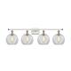Option Clear / White and Polished Chrome Finish