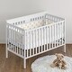 preview thumbnail 2 of 4, Sweet Jojo Designs + BreathableBaby Breathable Mesh Crib Liner Pad White Yellow Boho Sun Boy Girl Unisex/Gender Neutral Bohemian
