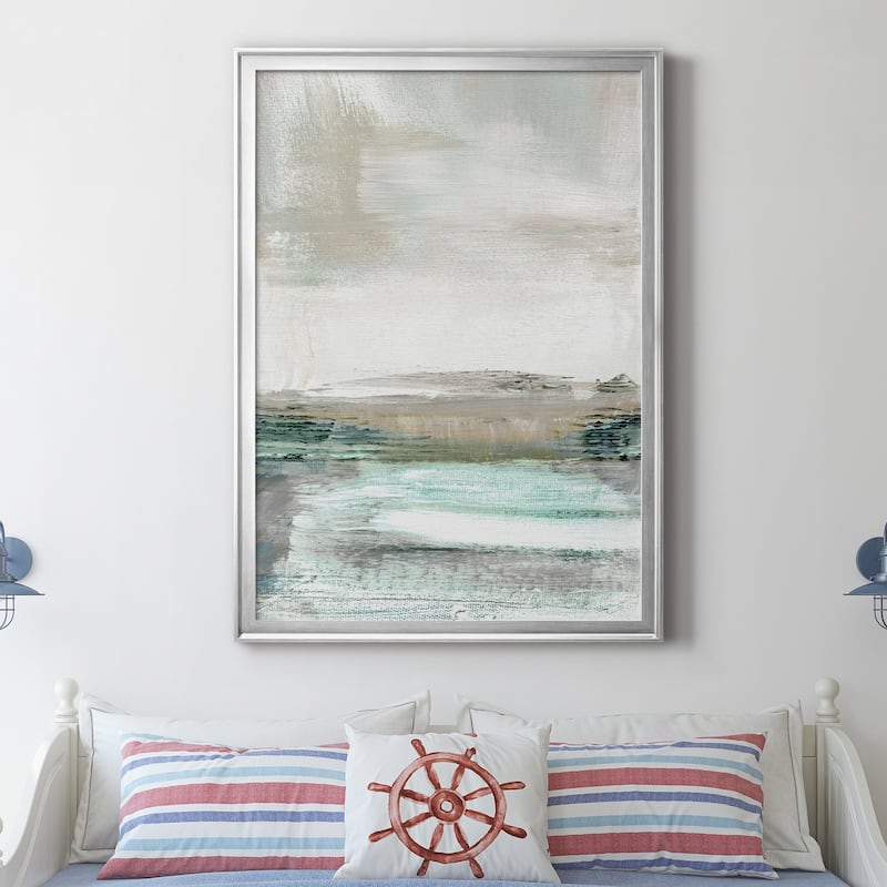 Summer Teal I Premium Framed Print - Ready to Hang