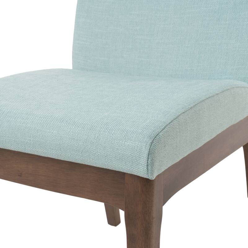 Christopher Knight Home - Odette Elegant Upholstered Seating with Rubberwood Frames 7 Piece Dining Set