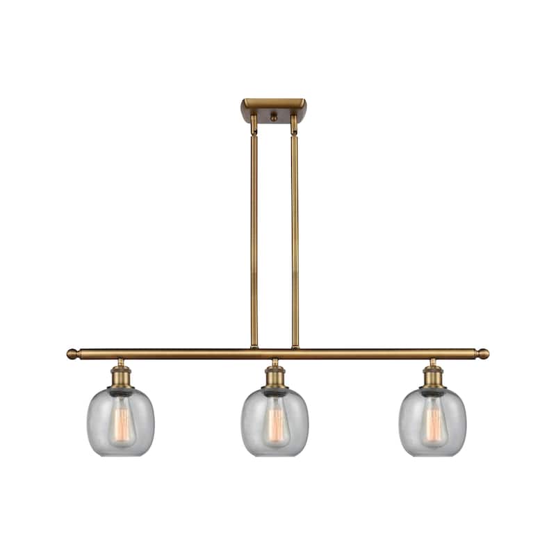 Innovations Lighting Belfast 3 Light 36" Wide Linear Chandelier