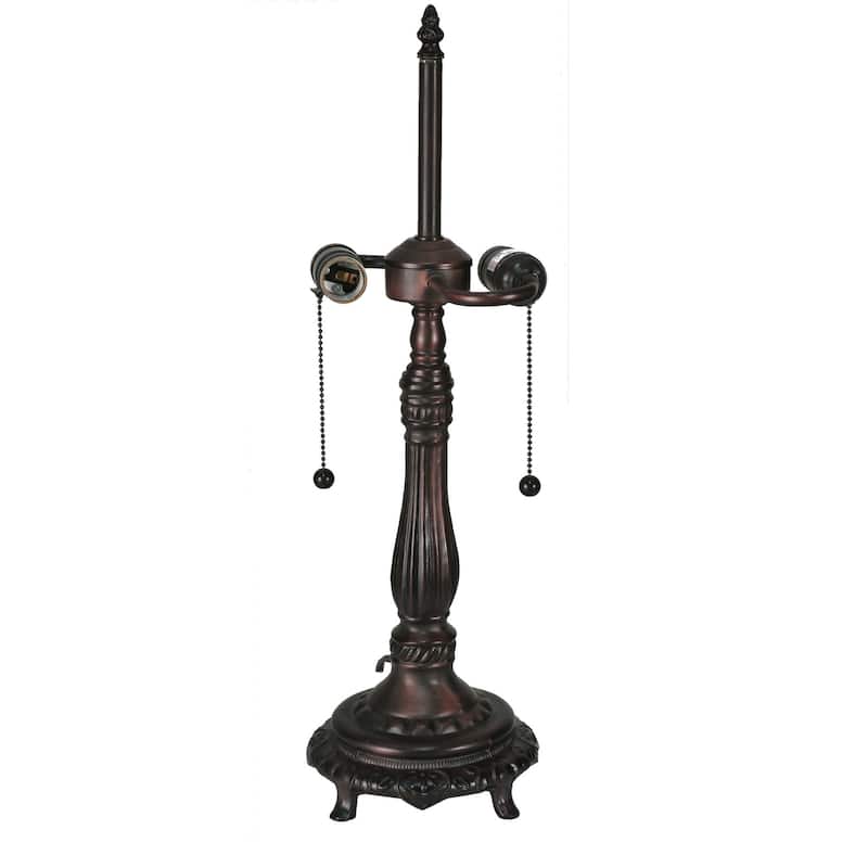 Meyda Tiffany 98881 Footed 16" Tall Lamp Base