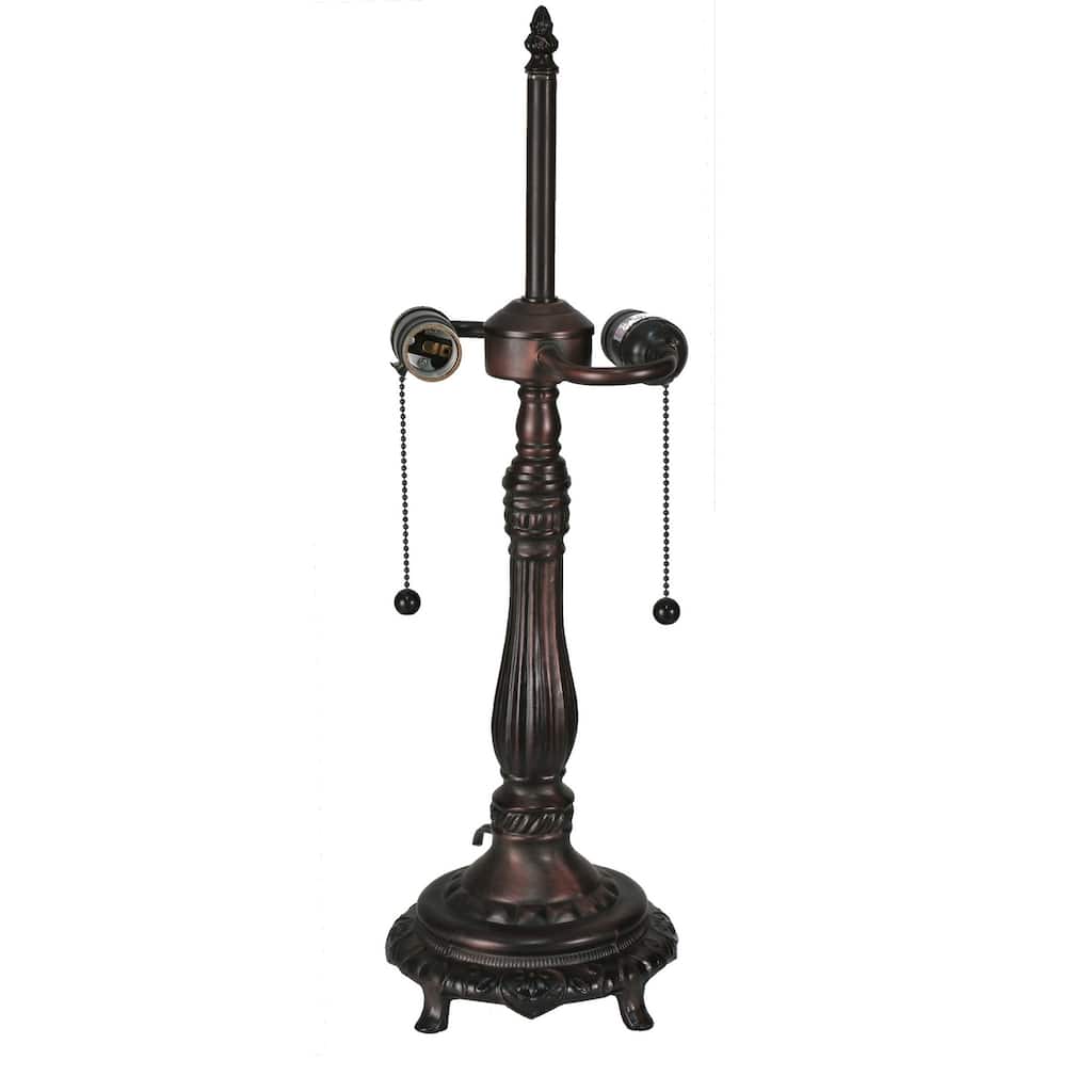 Meyda Tiffany 98881 Footed 16" Tall Lamp Base