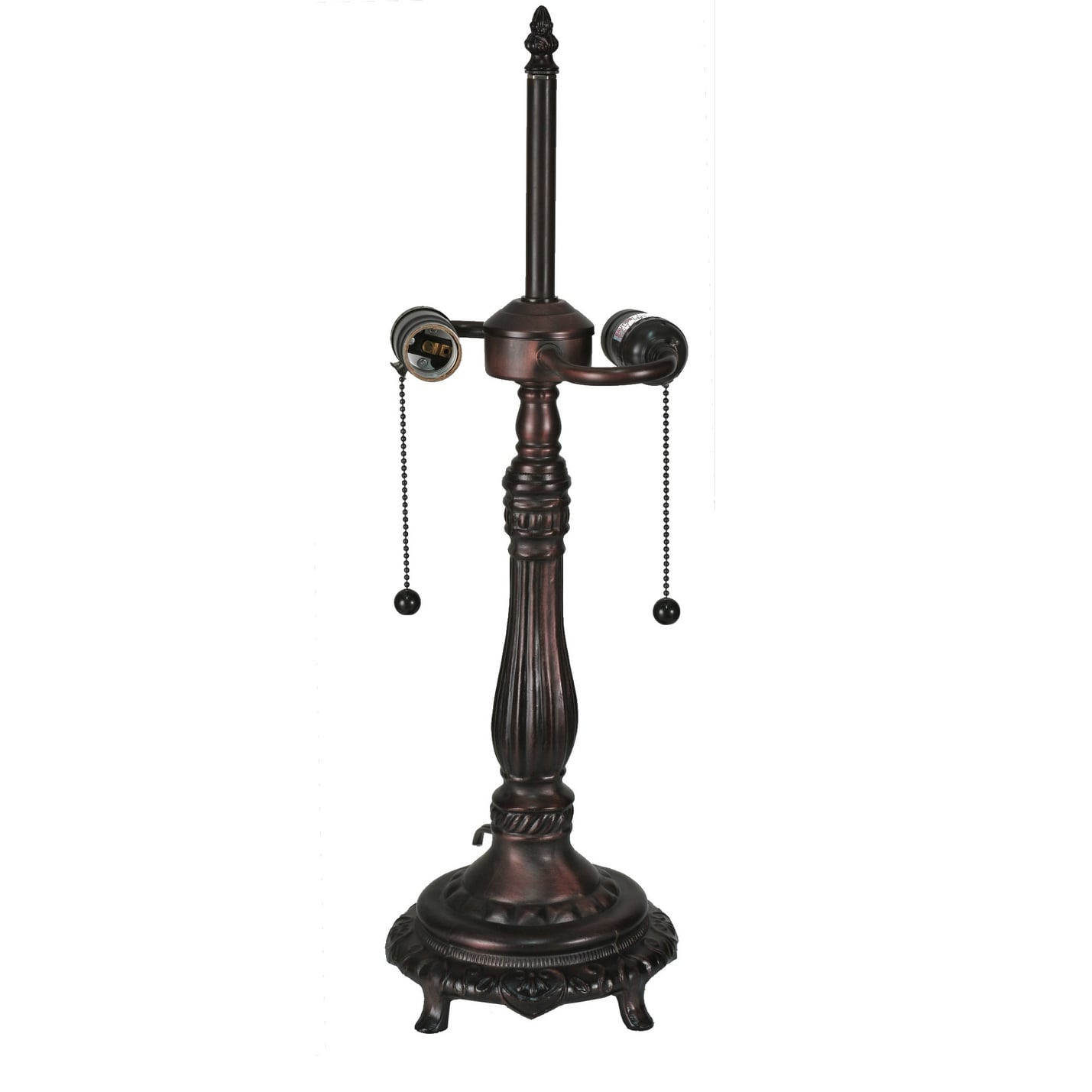 Meyda Tiffany 98881 Footed 16" Tall Lamp Base