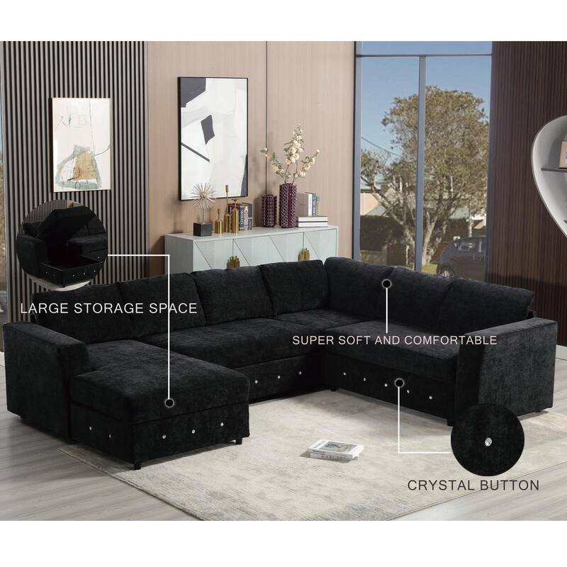 110.75" Sectional Sofa Oversized modular sofa