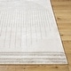preview thumbnail 12 of 34, Livabliss Scandinavian Fossay Shag Stripe Washable Area Rug