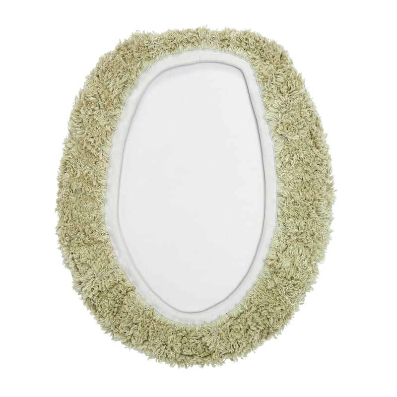 Better Trends 18 x 20 Toilet Lid Cover 100% Cotton Tufted Water Absorbent Machine Washable Lux Collection