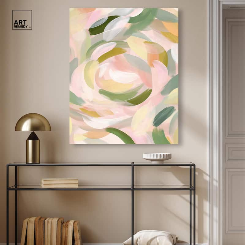 Brushstroke II Canvas by Art Remedy, Gallery Wrapped