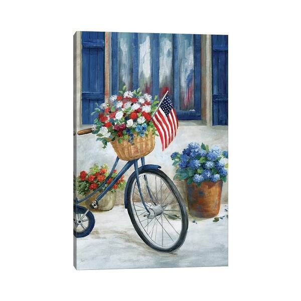 slide 1 of 8, iCanvas "Patriot Bike II" by Nan Canvas Print