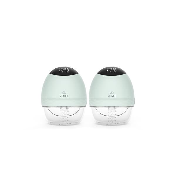 slide 2 of 4, Zomee Fit Wearable Hands Free Breast Pump - Blue - 17MM, 21MM, & 25MM