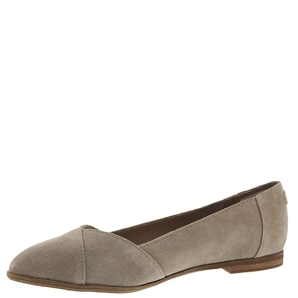 toms julie almond toe flat