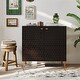 preview thumbnail 9 of 23, Clihome 2 Door Locker Accent Cabinet Sideboard Buffet