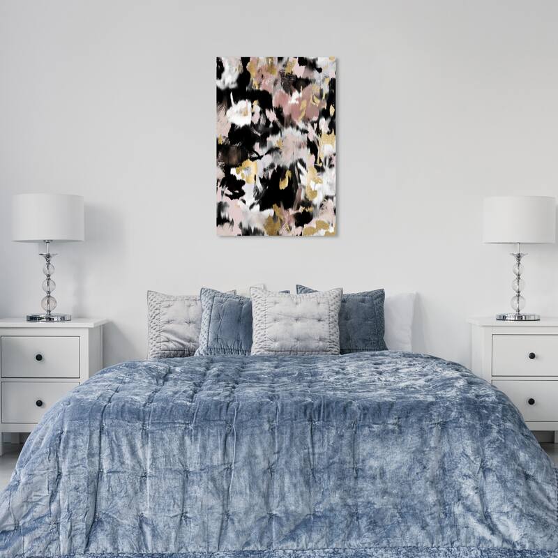 Wynwood Studio Abstract Binatta Pink and Light Pink Modern & Contemporary Wall Art Canvas Print - 36 x 24