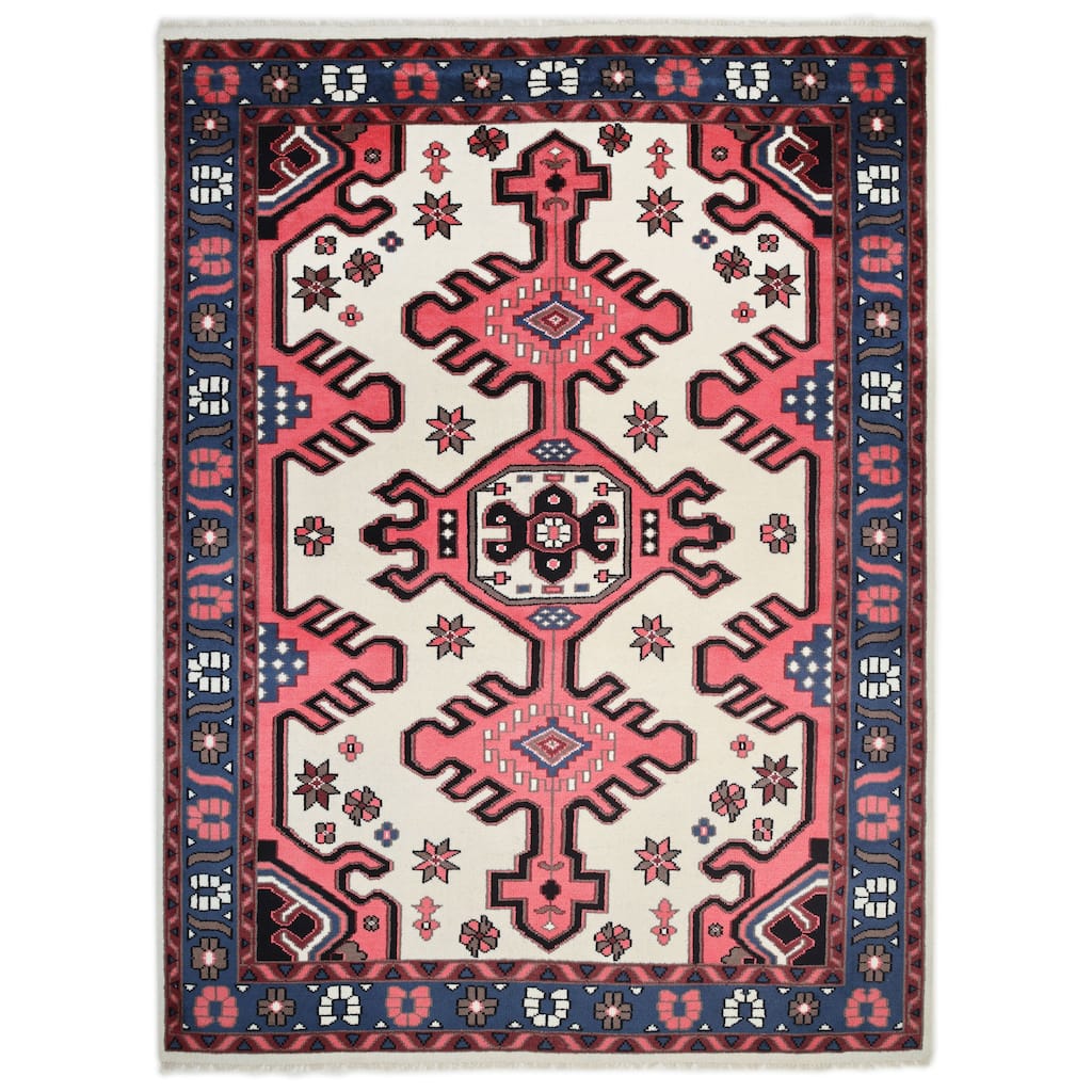 Overton Handmade Boho Southwestern Area Rug