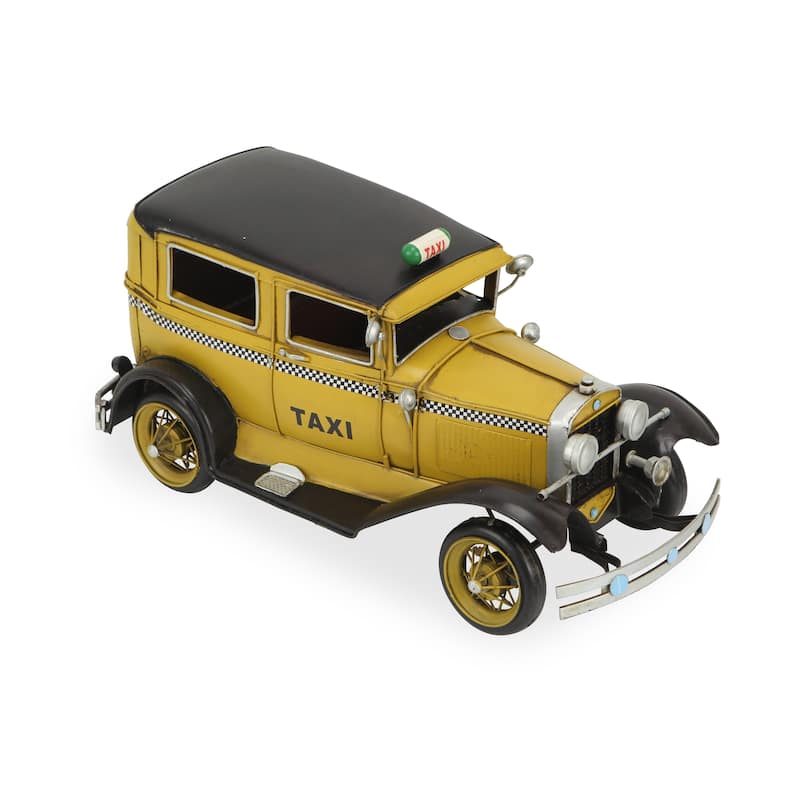Yellow Metal 1931 Taxi Model - Yellow