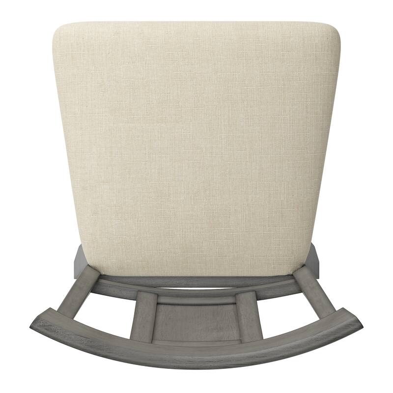Eleanor Panel Back Wood Swivel Chair by iNSPIRE Q Classic