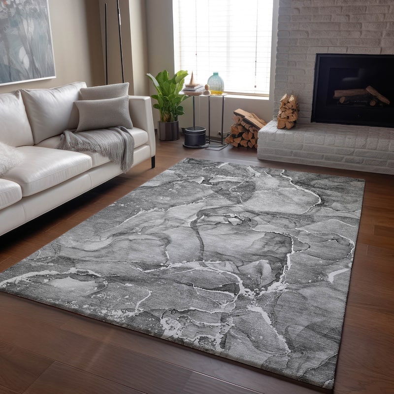 Premium Washable Super Soft Abstract Contemporary Mayfield Rug