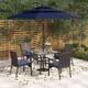 Option +Navy Umbrella
