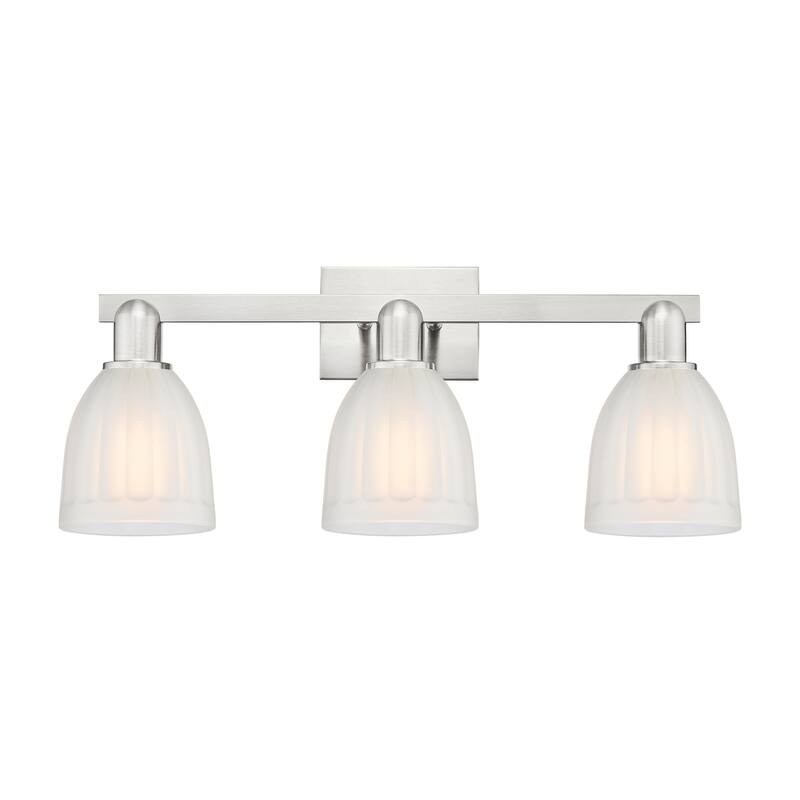 Innovations Lighting Endless Possibilities Arcadia - Brookfield - 3 Light 25" Bath Vanity Light - Brushed Satin Nickel