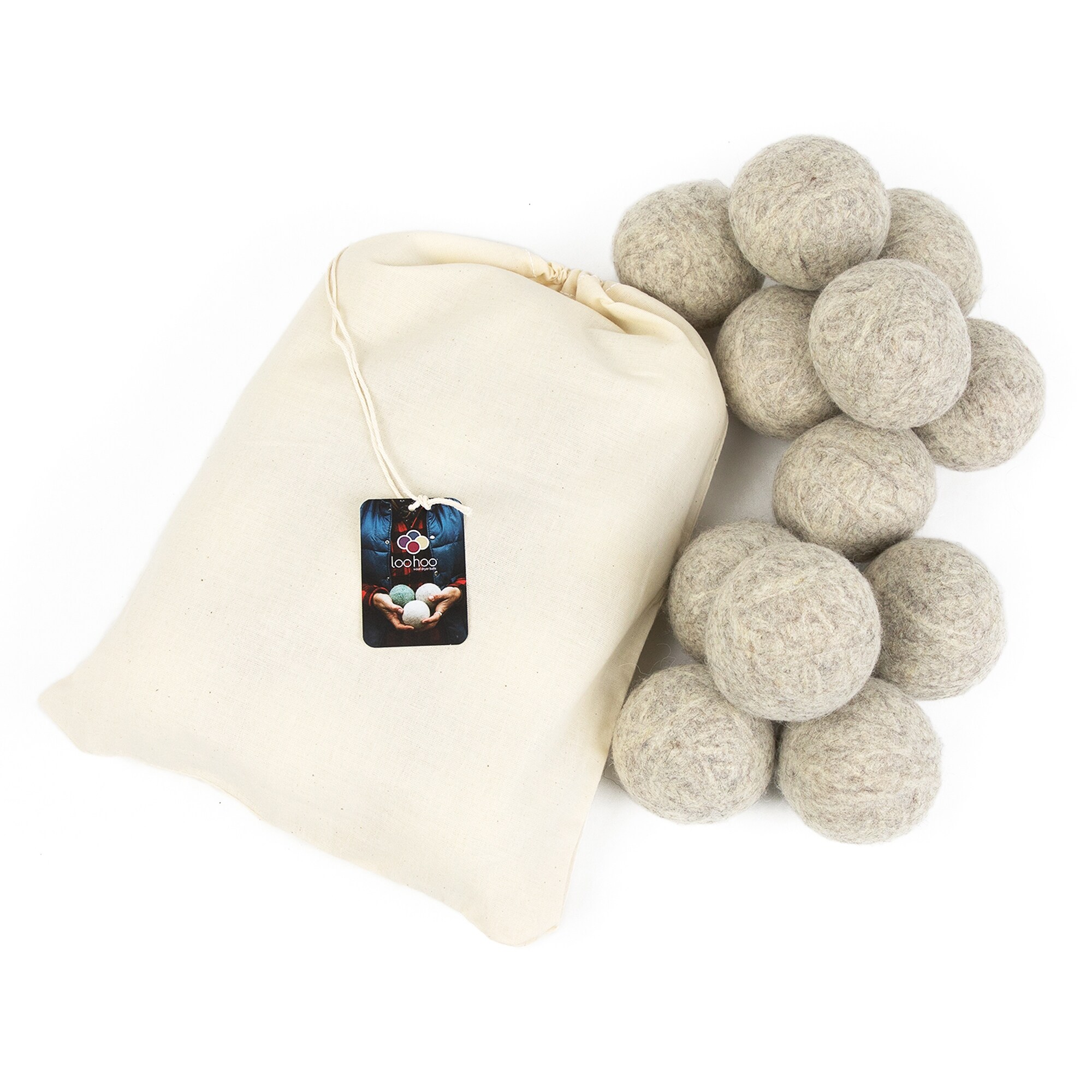 LooHoo Wool Dryer Balls 12 Pack Bed Bath Beyond 40177123