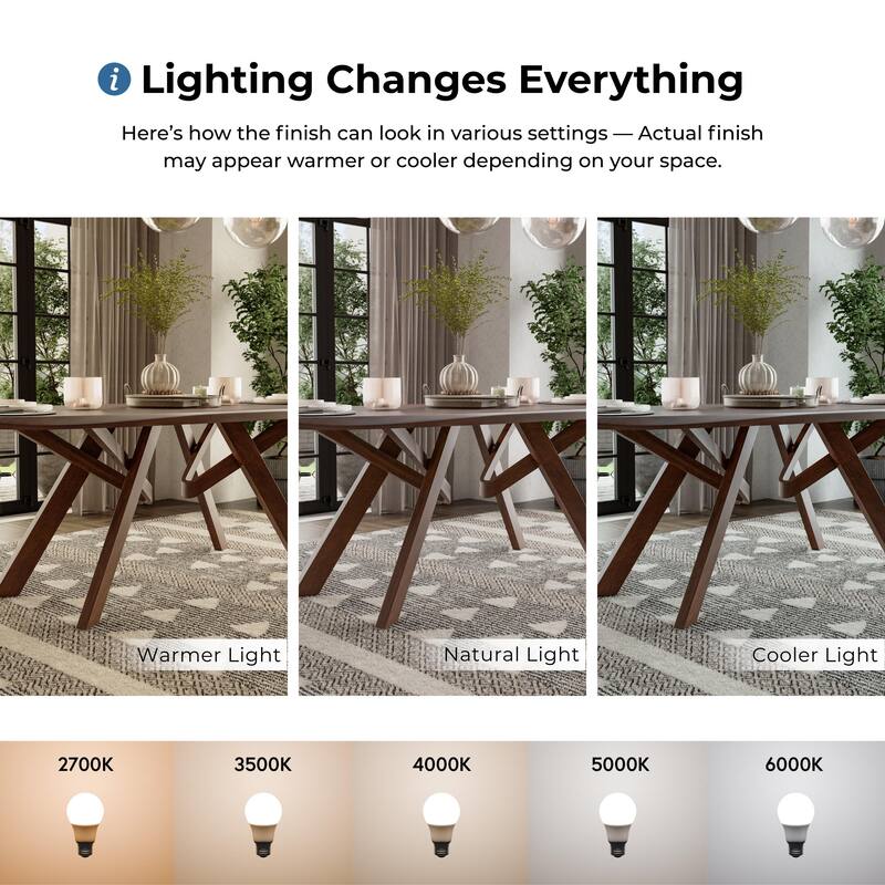 Furniture of America Abigail VI Mid-Century Modern 5-Piece Walnut Solid Wood Dining Set