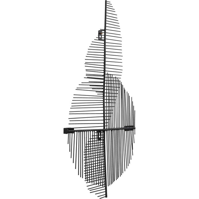 Renwil Brenner 27.8" Wide Wall Art, Black Powder