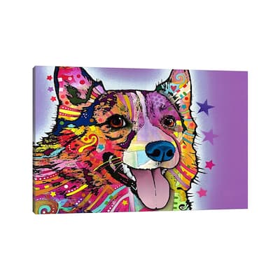 iCanvas "Corgi" by Dean Russo Canvas Print