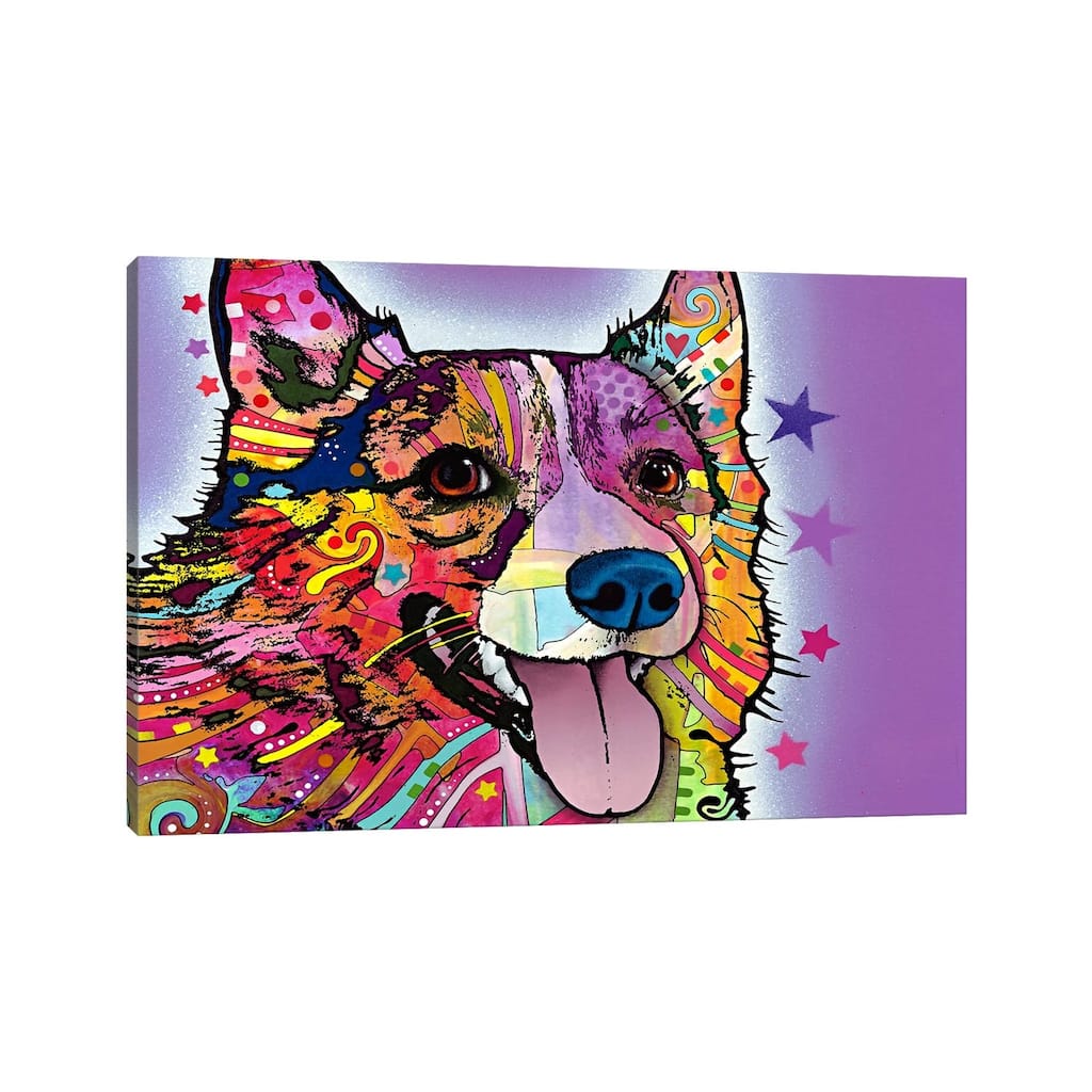 iCanvas "Corgi" by Dean Russo Canvas Print