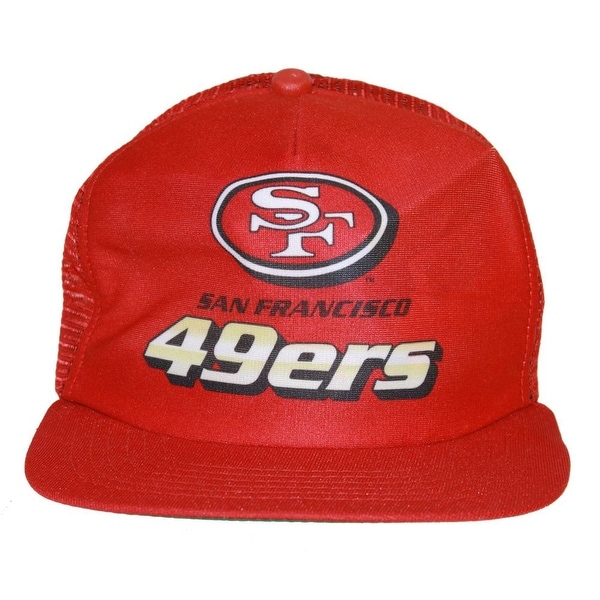 49ers red snapback hat