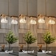 preview thumbnail 9 of 16, Diore Modern 5-Light 40" W Crystal Linear Chandelier Glam Brass Kitchen Island Light - W 40.2" x D 5" x H 6"