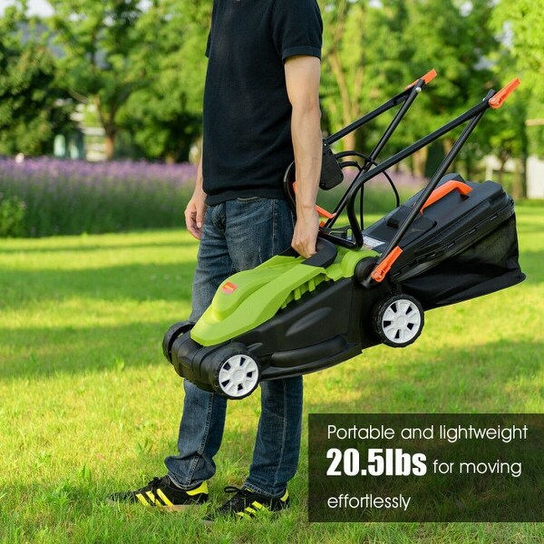 Folding electric lawn mower discount