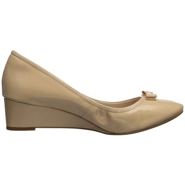 cole haan tali mini bow wedge
