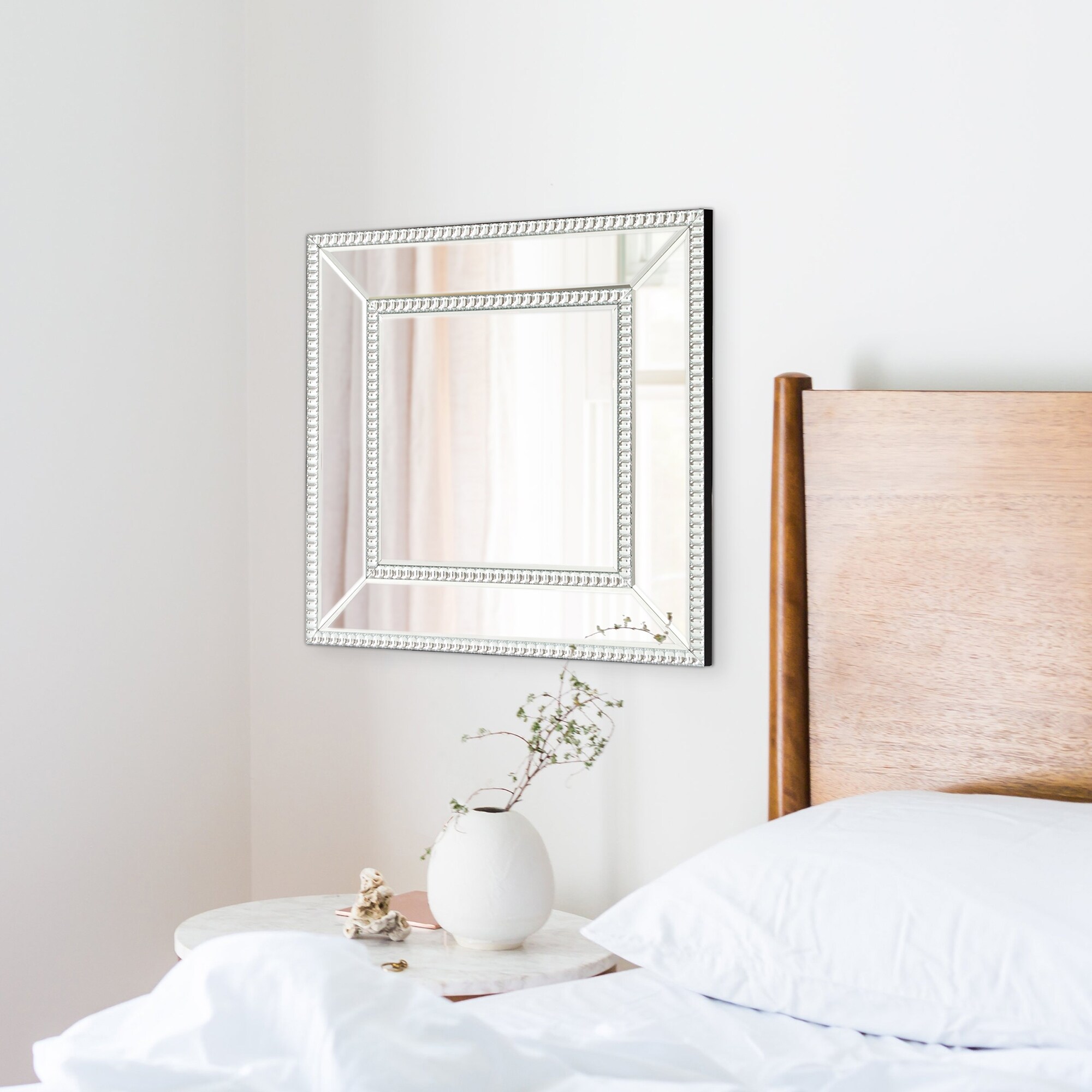 Allan Andrews Bijou Accent Wall Mirror - Silver
