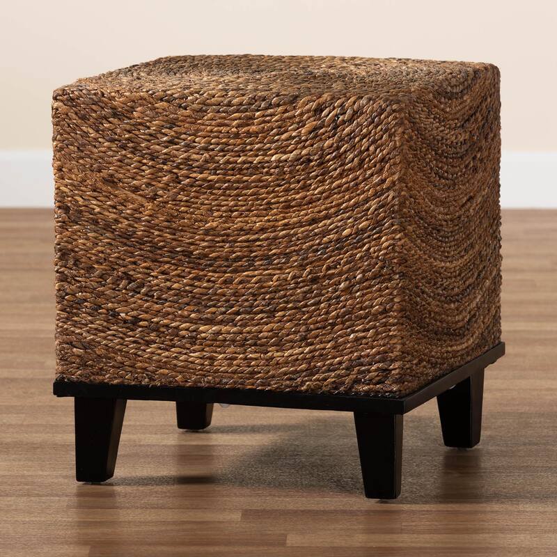 Verino Bohemian Natural Seagrass End Table
