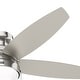 preview thumbnail 11 of 22, Hunter Lilliana Low Profile Ceiling Fan w/LED Light Kit, Pull Chain, Exclusive SureSpeed - Modern, Transitional
