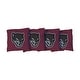 preview thumbnail 1 of 1, Texas A&M San Antonio Jaguars Burgundy Cornhole Bags All-Weather Resin Filled