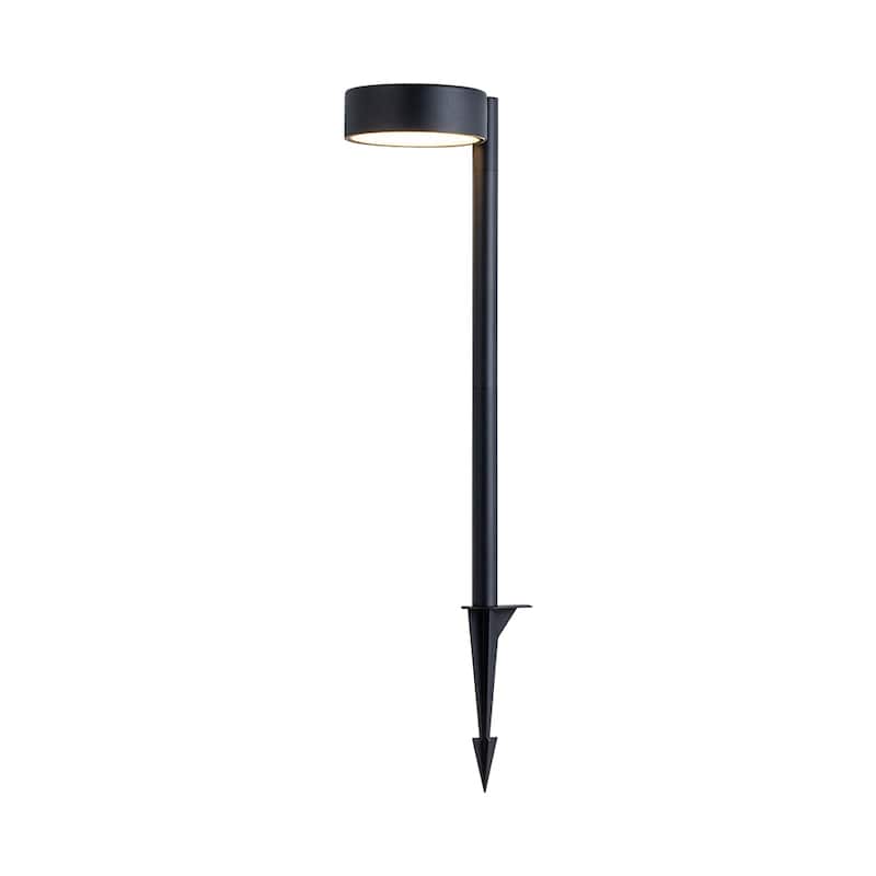 Low Voltage LED Landscape Path Light, 12V Outdoor Metal Pathway Light, Warm White Walkway & Garden Lighting (6 Pack) - W5''