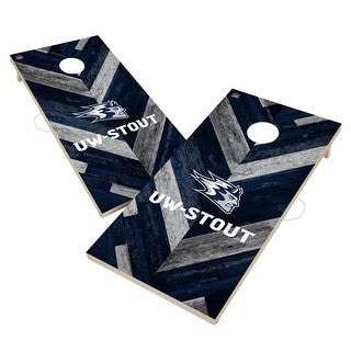 Wisconsin Stout Blue Devils Cornhole Board Set