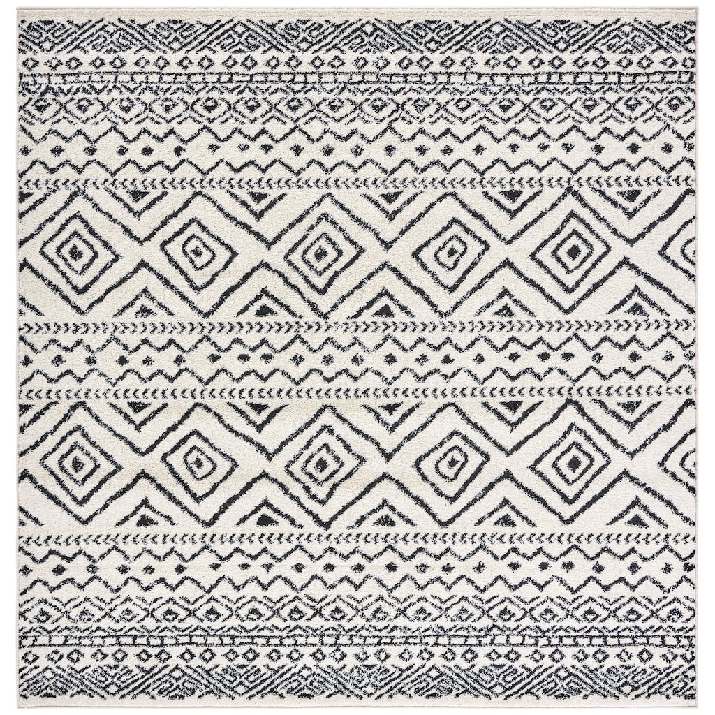SAFAVIEH Tulum Vassilia Moroccan Boho Distressed Rug - 9' Square