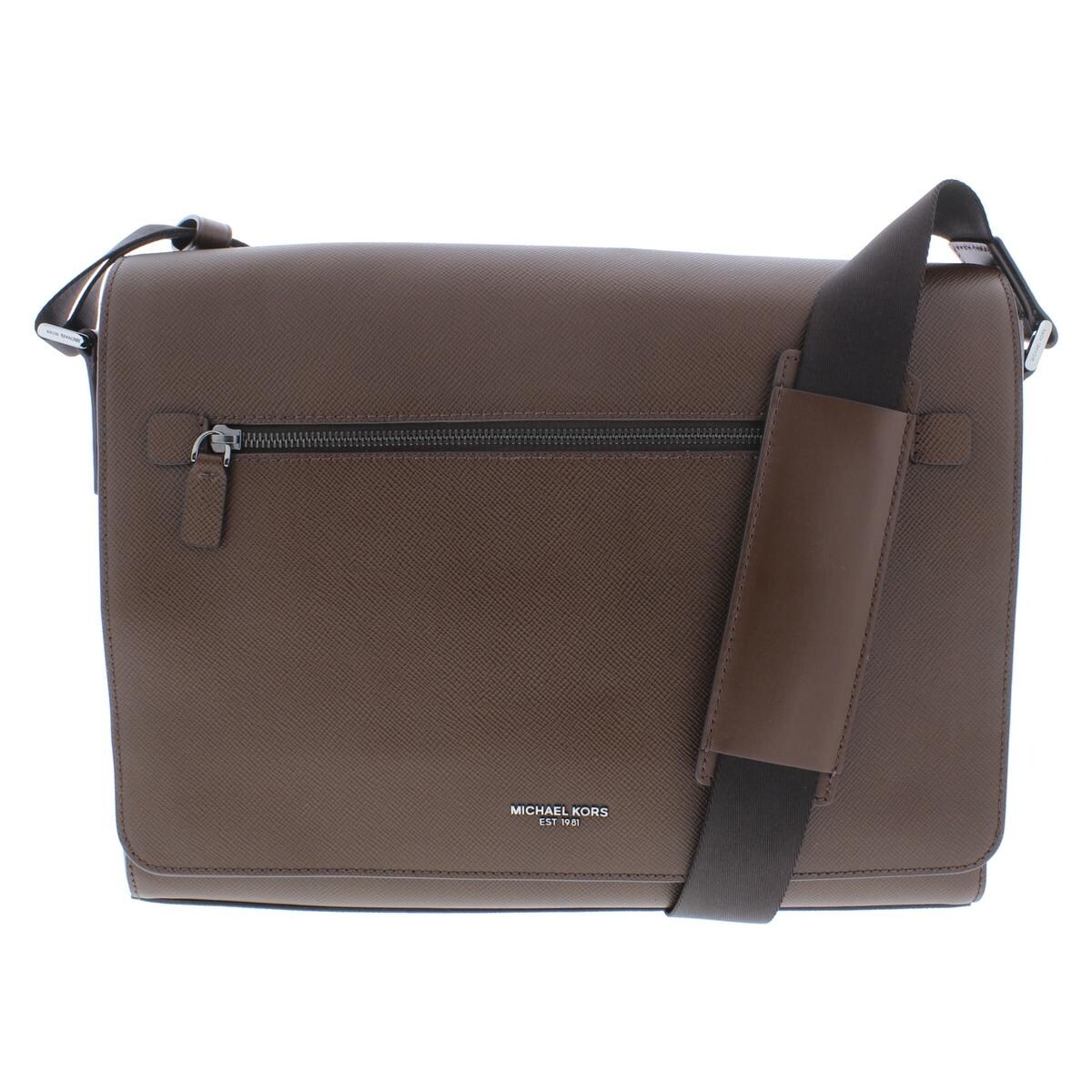 michael kors leather laptop bag