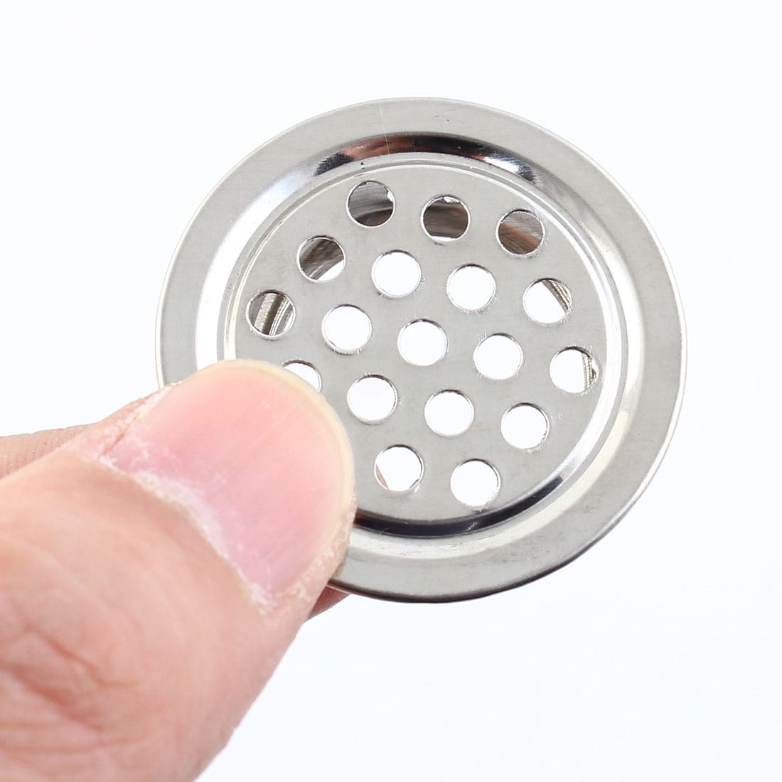 35mm DGZZI Air Vent Louver 10PCS 304 Stainless Steel Circular Flat Surface Vent Mesh Hole Air Vent Louver for Cabinet Bathroom Office Kitchen Ventilation Mounted Dia