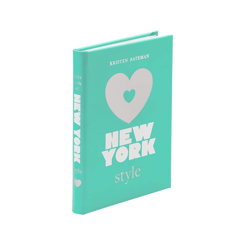 Graphic Image Little Book of New York Coffee Table Book, Leather, Blue