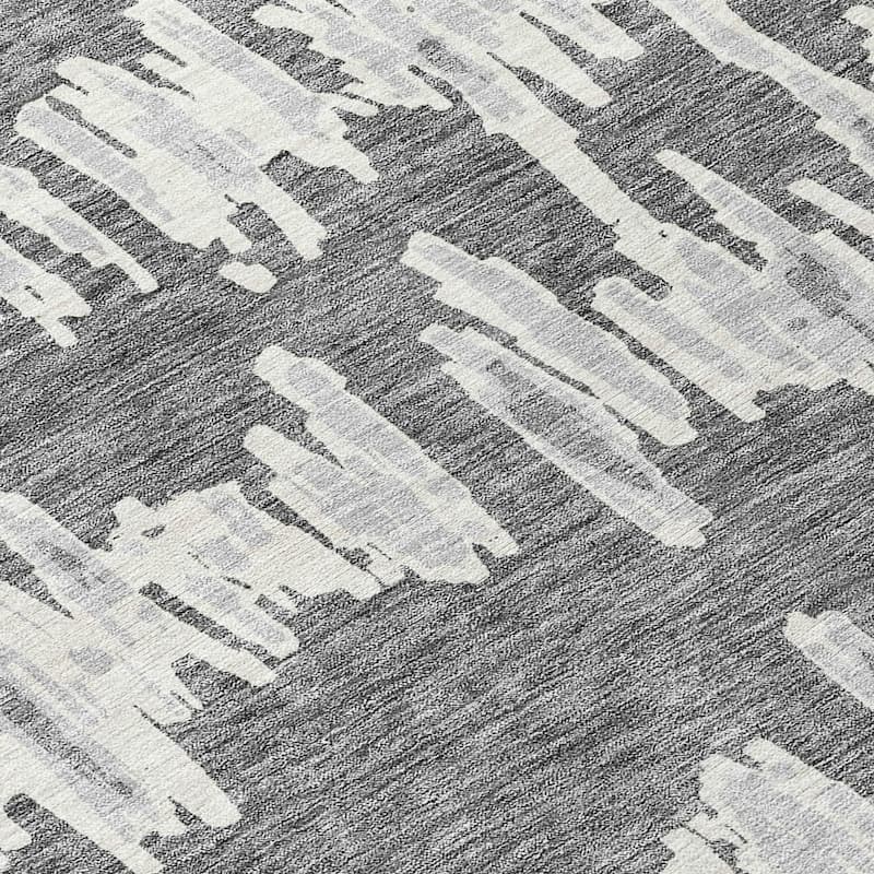 Machine Washable Indoor/ Outdoor Chantille Abstract Contemporary Rug