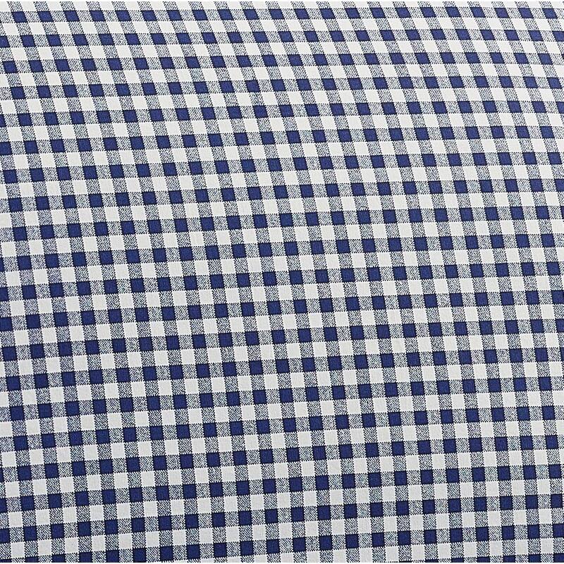 Laurel & Mayfair Gingham 100% Cotton Percale Sheet Set, Navy